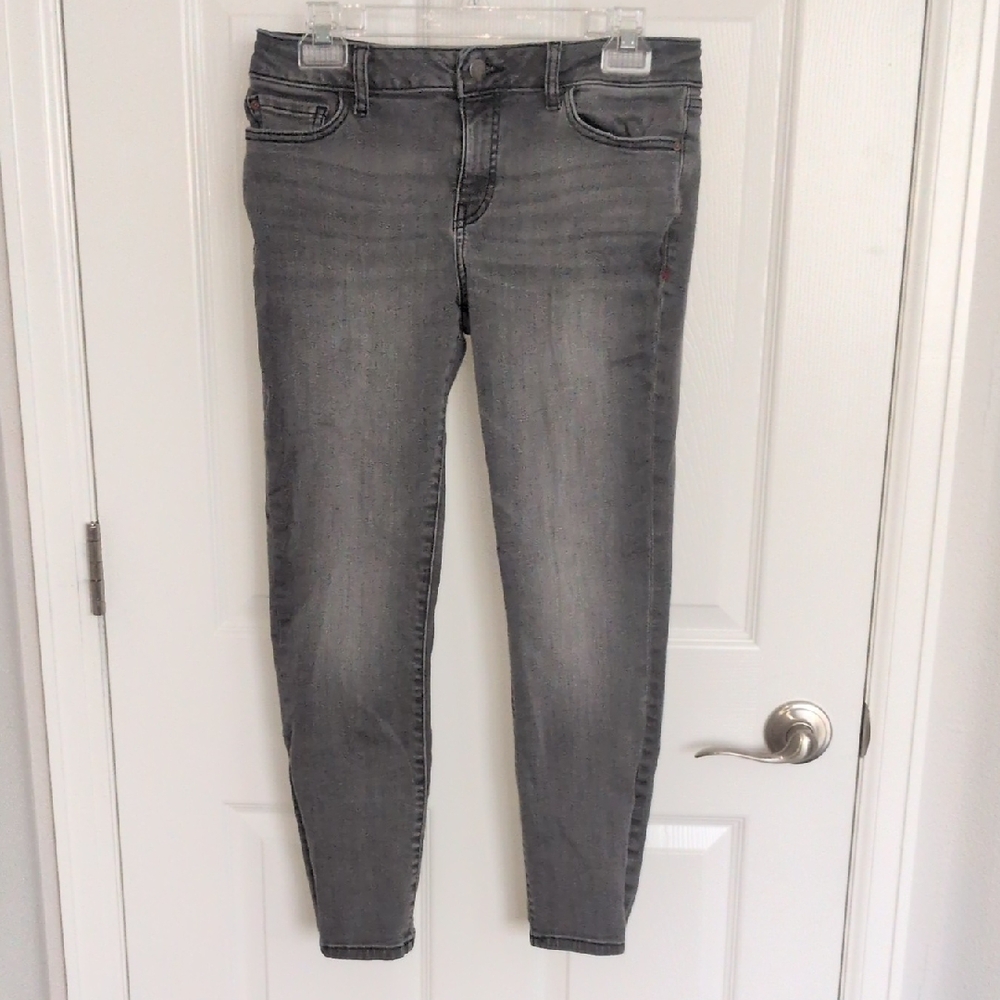 Warp + Weft Gray JFK New York City Skinny Jeans - 28